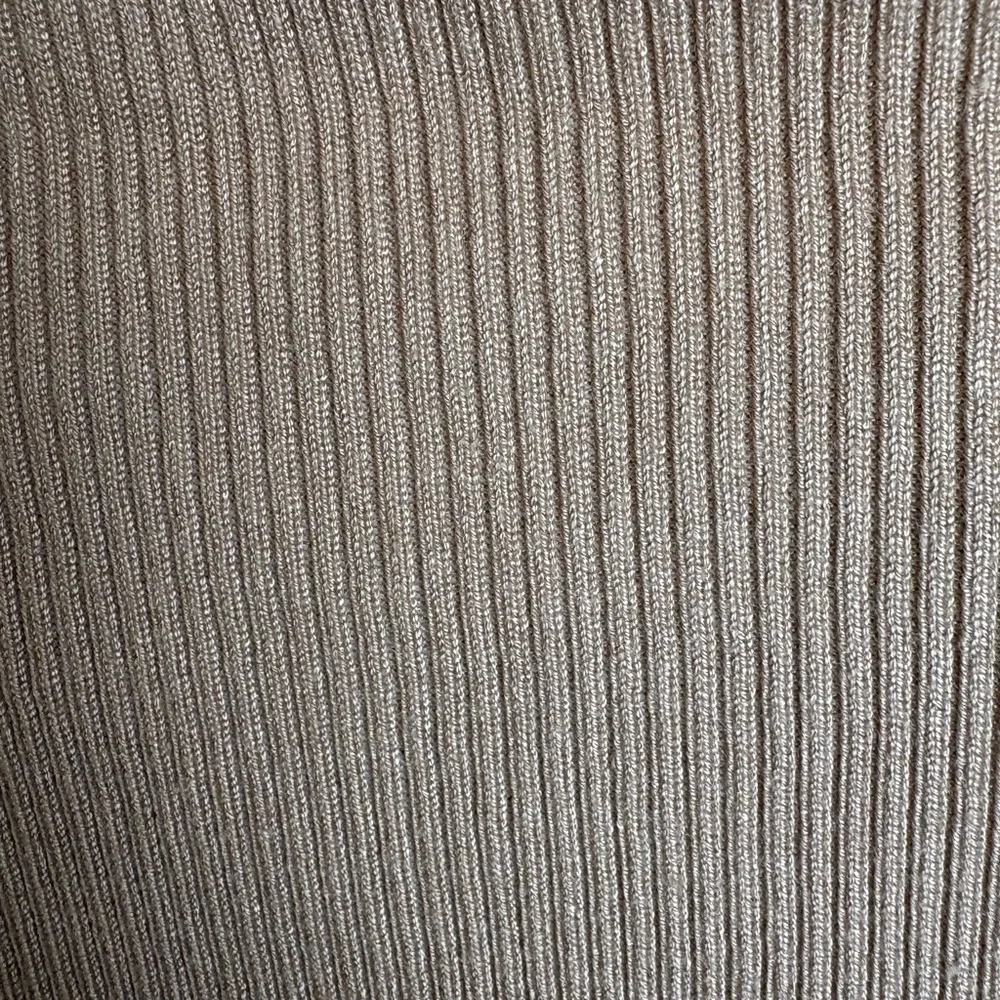 Bebe Tan Ribbed Knit Sweater - Picture 3 of 8